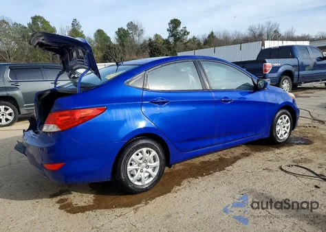 2014 Hyundai Accent Gls z USA, uszkodzony, nr VIN KMHCT4AE8EU674401